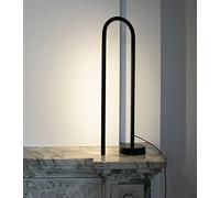 Nexia - BOW Lampe de bureau LED avec variateur inclus, 10 W, couleur noire, réglable, 1120 lm, 2700 K, 110-240 V, CRI80, IP20