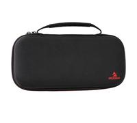 NexiGo Étui de Transport pour Manette de Nintendo Switch, Boîtier de Rangement avec 10 Porte-Cartes de Jeu, Compatible 19252, Gripcon, Joy-Cons Switch OLED et Accessoires Switch, Noir