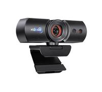 NexiGo HelloCam Webcam 1080p avec Windows Hello et Microphone, Véritable Confidentialité avec Obturateur Automatique Breveté, Amélioration du Visage, Webcam USB HD pour PC