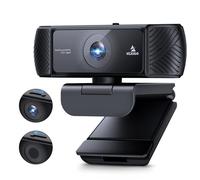 NexiGo Webcam 1080P 60FPS with Microphone for Streaming, Advanced AutoFocus, w/Privacy Cover and Tripod, N680P Pro Computer Web Camera for Online Learning, Skype Zoom Teams, Mac PC Laptop Desktop