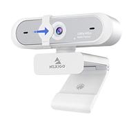 NexiGo Webcam N660P 1080p 60 fps avec contrôle logiciel, double microphone et couvercle, autofocus, caméra Web HD USB, pour OBS/Zoom/Skype/FaceTime/Teams/Twitch, blanc