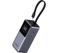 Nexode 130w Batterie Externe 20000mah Câble Usb C Intégré 100w 2 Ports Power Bank Charge Rapide Pd 3.0 Compatible Avec Iphone 16 Plus Pro Max Galaxy S25 Ultra S24 Macbook Pro Air Ipad