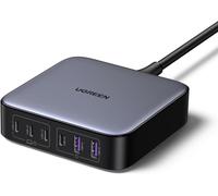 Nexode 200w 6 Ports Chargeur Usb C Rapide Bureau Gan Ii Compatible Avec 100w 65w Iphone 16 Plus Pro Max 15 14 13 12 Macbook Pro Air M3 M2 M1 Galaxy S24 Ultra Plus 2m Câble Alimentation Inclus