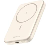Nexode Mini Batterie Externe Magnétique Sans Fil 5000mah 15w Power Bank Induction Usb C Charge Rapide Pd 3.0 Compatible Avec Iphone 16 Plus Pro 15 14 13 12 Coque Magsafe (Beige)[X534]