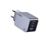 Nexode Pro 65w Fast Charger Usb C 3 Ports Ganinfinity Compatible With Iphone 16 Plus Pro Max 15 14 13 12 Galaxy Pps 45w S24 Ultra S23 S22 Pixel 9 8 7 6 Ipad Macbook M4 M3 M2 M1