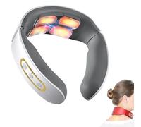 Nexoracervical - Massager 4D pour Cou et Épaules avec Chaleur,6 modes & 9 intensités, Masseur Cervical,Pétrissage Profond contre Douleurs - Confort à la Maison ou Bureau (white)