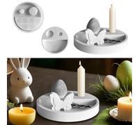 Nexoria - Moules en silicone maison - Arbre de Pâques - Maison - Bougeoir - Moule en silicone pour loisirs créatifs