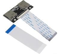 NexRen Carte adaptateur Solid State Drive avec double support pour mémoire SD, SDXC et TF, 40 broches pour connexion CE ou ZIF, design compact en métal 1 x 1,8 pouces pour stockage d'équipements