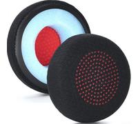 NexRen Coussinets d'oreille de rechange en nylon PU et nylon noir conçus pour Plantronics BT600, pour améliorer l'isolation acoustique et le confort lors de l'utilisation (filet de football)