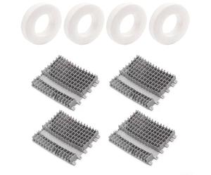NexRen Ensemble brosse d'escalade et anneaux pour nettoyeur de piscine pour modèles Dolphin pour TRITON Plus, DX5 Plus, M400, comprend PVA et pour brosses et anneaux en TPU pour une meilleure escalade