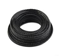 NexRen Fil de fil en nylon robuste de 3 mm x 15 m, design torsadé diamant à faible bruit, fil de rechange compatible avec les débroussailleuses à essence et débroussailleuses pour aménagement paysager