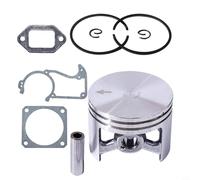 NexRen Kit complet de 48 mm pour piston compatible avec tronçonneuse MS360 036, avec silencieux de cylindre, joints de carter, pièce 1125 030 2001