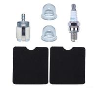 NexRen Kit de filtre à air 504115301 521751401 avec éponge et plastique pour souffleuse à feuilles 130BT 530BT compatible avec EBZ3000RH HBZ2601 HBZ2610 et taille-haie CHTZ Series 6 pièces Performance