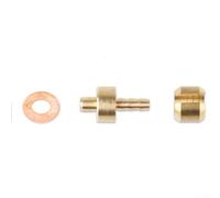NexRen Lot de 4 aiguilles à huile en cuivre et entretoises de tête olive pour frein à disque Hope Tech 3 V4 E4 X2, kit de montage en laiton usiné CNC avec joint