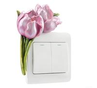 NexRen Plaque décorative pour interrupteur 3D en résine florale pour prise de courant électrique, design élégant et complexe inspiré du jardin, accent de la maison pour personnaliser les interrupteurs