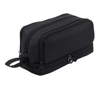 NEXROLA Trousse Scolaire, Trousse Grande Capacité avec 3 Compartiments, Grande Trousse Scolaire, Objets pour l'école pour l'école Primaire et Secondaire - Noir