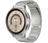 NeXStrix Bracelet de montre en titane compatible avec Samsung Galaxy Watch 7/6/5/4/FE 44 mm, 40 mm, 20 mm, bracelet en métal titane sans espace pour Galaxy Watch 6 Classic 47 mm, 43 mm/5 Pro 45 mm/4