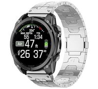NeXStrix Bracelet de montre magnétique en titane de 22 mm compatible avec Garmin Tactix 8 47 mm/Instinct 3 45 mm/Fenix 8 47 mm/Forerunner 965, 26 mm Bracelet à ajustement rapide pour Tactix 8 51 mm
