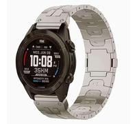 NeXStrix Bracelet de montre magnétique en titane de 22 mm compatible avec Garmin Tactix 8 47 mm/Instinct 3 45 mm/Fenix 8 47 mm/Forerunner 965, 26 mm Bracelet à ajustement rapide pour Tactix 8 51 mm