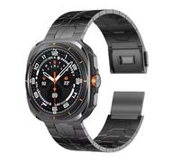 NeXStrix Bracelet magnétique en titane compatible avec Galaxy Watch Ultra 47 mm, design sans espace - Accessoire pour Galaxy Watch 7 Ultra 47 mm - Pour homme et femme