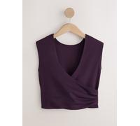 Next Active Wrap Back Short Sleeve Top rouge XXL (FR 50-52)