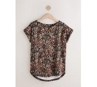 Next Animal Leopard Cap Sleeve T-Shirt