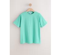 Next Aqua Blue Heavyweight Short Sleeve Crew Neck T-Shirt