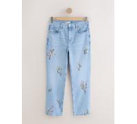 next Authentiques Jean droit taille haute de ville bleu FR 42 Regular (EU 40 R)