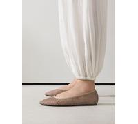 Next Ballerines Chaussures plates en maille à bout rond Forever Comfort Nue EU 39 (UK 6)