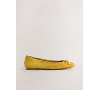 Next Ballerines en daim à bout rond Forever Comfort jaune EU 39 (UK 6)