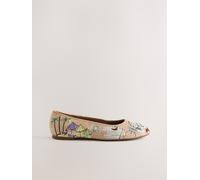 next Ballerines en raphia brodé Forever Comfort crème EU 36 (UK 3.5)