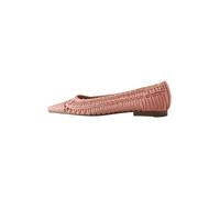 Next Coral Forever Comfort Point Toe Raffia Flats Coral EU 37 (UK 4)
