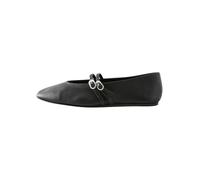 Next Ballerines 'Mary-Janes' noir / argent, Taille 40-40,5