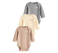 Next Barboteuse / body beige / crème / gris, Taille 98