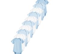 Next Barboteuse / body bleu / blanc, Taille 44