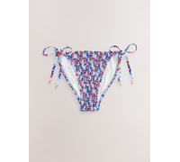 Next Bas Bikini froncé à nouer sur le côté bleu FR 44 (EU 42)