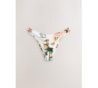 Next Bas de bikini brésilien texturé à jambe haute