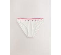 next Bas de bikini échancré orné de sequins crème FR 38 (EU 36)