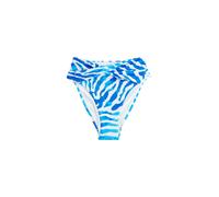 Next Blue/White Zebra High Waist High Leg Bikini Bottoms