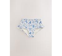 Next Bas de bikini taille haute à volants crème FR 48 (EU 46)