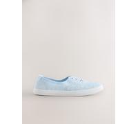 next Baskets en toile sans lacets bleu EU 38 (UK 5)