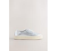 Next Baskets espadrilles à lacets Forever Comfort argenté EU 40 (UK 6.5)