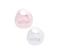 Next Bavette 'Family' bleu pastel / vert / rose / blanc, Taille One Size