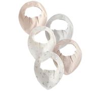 NEXT Bébé Bavoirs bébé de dentition, lot de 5 Naturel one size