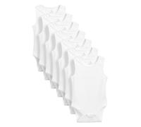 NEXT Bébé Body débardeur pour bébé 100% coton, lot de 7 Blanc 2-3 anni
