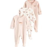 NEXT Bébé Dors-bien 100% coton Hamish pour bébé, lot de 3 Naturel 6 Mois-9 Mois