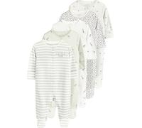 NEXT Bébé Dors-bien 100% coton pour bébé, lot de 5 Vert Newborn-1 Mois