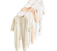 NEXT Bébé Dors-Bien à Motif Ours, Lot de 5 (0 à 2 Ans) Naturel 6 Mois
