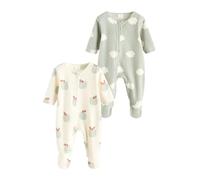 NEXT Bébé Dors-Bien en Micro-Polaire avec Fermeture zippée Double-Sens, Lot de 2 Sage Green Apple 12 Mois-18 Mois