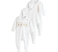 NEXT Bébé Dors-Bien, Lot de 3 Blanc 3 Mois